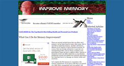 Desktop Screenshot of improve-memory.bafree.net