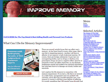 Tablet Screenshot of improve-memory.bafree.net