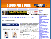 Tablet Screenshot of blood-pressure.bafree.net