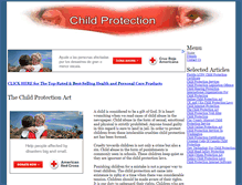 Tablet Screenshot of child-protection.bafree.net