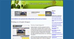 Desktop Screenshot of career-information.bafree.net