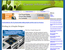 Tablet Screenshot of career-information.bafree.net