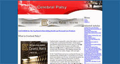 Desktop Screenshot of cerebral-palsy.bafree.net