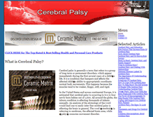 Tablet Screenshot of cerebral-palsy.bafree.net