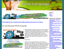 Tablet Screenshot of body-language.bafree.net